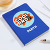 Personalized Cool Bro Blue Notebook  For Rakhi Online