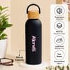 Gift Personalized Cool Sister Matte Black Bottle for Rakhi