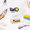 Gift Personalized Cosmic Theme Mini Calendar
