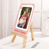 Gift Personalized Couple Photo Frame | Same Day Delivery | Playing Card Theme Plaque with Wooden Easel St
