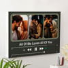 Gift Personalized Couples Melody Canvas Photo Frame