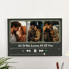 Personalized Couples Melody Canvas Photo Frame Online