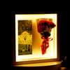Buy Personalized Crochet Roses LED Frame