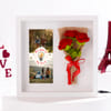 Shop Personalized Crochet Roses LED Frame Valentine's Day Gift