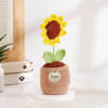 Gift Personalized Crochet Sunflower