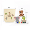 Buy Personalized Cute Animals DIY Painting Fridge Magnet Kit For Kids - Set Of 3