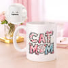 Personalized Cute Cat Mom Coffee Mug Online