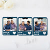 Shop Personalized Cute Father's Day Fridge Magnets Set