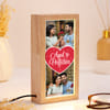 Shop Personalized Cute Wooden LED Photo Frame