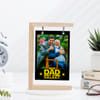 Buy Personalized Dad in Galaxy Wooden Photo Frame for Father's Day