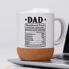 Shop Personalized Dad Nutritional Facts Mug for Father's Day