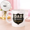 Personalized Dad The Legend Mug for Father's Day
