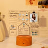 Gift Personalized Daily Journal LED Lamp With Wooden Base