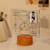 Personalized Daily Journal LED Lamp With Wooden Base Online