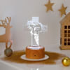 Buy Personalized Divine Cross Christmas LED Lamp - Brown Base