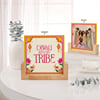 Shop Personalized Diwali With Tribe Double-Sided Frame
