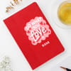 Gift Personalized Do What You Love Dairy For Valentine's Day