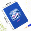 Gift Personalized Do What You Love PU Diary