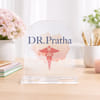 Personalized Doctor's Acrylic Desk Stand