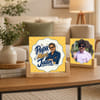 Personalized Double-Sided Father's Day  Photo Frame