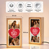 Gift Personalized Double Sided Love Story LED Frame