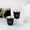 Shop Personalized Double Walled Black Arabic Coffee Cup - Set Of 2