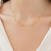 Personalized Dual Name Pendant Necklace