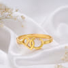 Personalized Duo Initial Ring