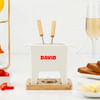 Gift Personalized Eat Drink Merry Fondue Set