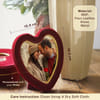 Gift Personalized Elegant Heart-Shaped Photo Frame