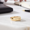 Buy Personalized Engraved Gold Signet Ring for Dad