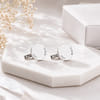 Personalized Engraved Sterling Silver Cufflinks for Dad