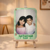 Personalized Eternal Bond Acrylic Photo Stand for Rakhi