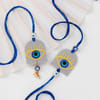 Buy Personalized Evil Eye Bhaiya Bhabhi Rakhi