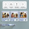 Gift Personalized Evil Eye Siblings Fridge Magnet Trio For Rakhi
