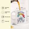 Gift Personalized Father's Day Dad-O-Meter Mug & Coaster Set