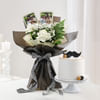 Personalized Father's Day Fridge Magnets Bouquet And Cake Online