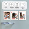 Gift Personalized Father's Day King Fridge Magnet Trio