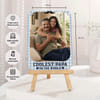 Gift Personalized Father's Day Photo Frame With Easel
