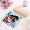 Shop Personalized Father's Day Photo Frame with Wooden Stand