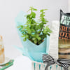 Shop Personalized Father's Day Plant & Treats Gift Basket