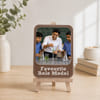 Personalized Favourite Role Model Frame with Wooden Stand