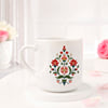 Buy Personalized Floral Heart Handle Mug