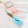 Gift Personalized Floral Lumba Rakhi For Bhabhi