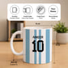 Gift Personalized Football Jersey Coffee Mug
