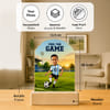 Gift Personalized  Football Player Stand Cerificate
