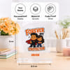 Gift Personalized Forever Bro Acrylic Desk Standfor Rakhi