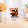 Personalized Forever Bro Acrylic Desk Standfor Rakhi Online