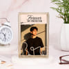 Buy Personalized Forever My Protector Gold Metal Frame for Rakhi