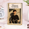 Personalized Forever My Protector Gold Metal Frame for Rakhi
